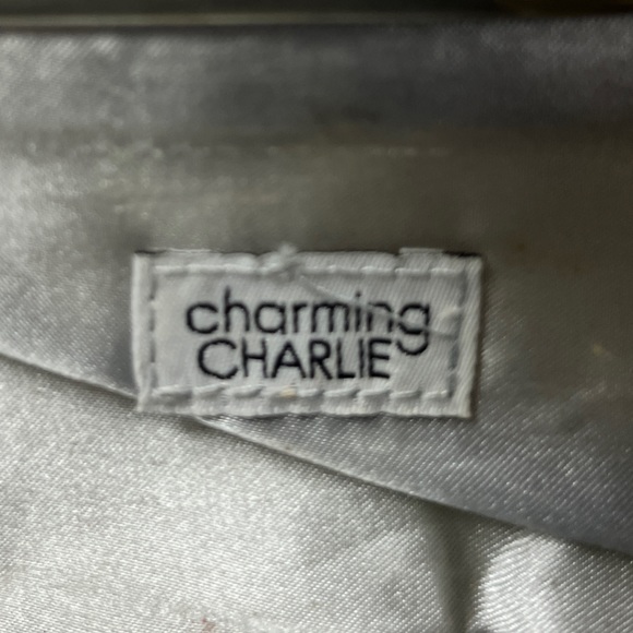 Vintage Silver Metallic Sequins Clutch for special occasions, Charming CHARLIE, - Picture 6 of 6